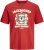 Jack & Jones XMAS Christmas Skull T-Shirt Red - Herren-T-Shirts in großen Größen - Herren-T-Shirts in großen Größen