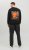 Jack & Jones JCOFILO Crew Neck Sweater with Back Print Black - Herren-sweater und -hoodies - Herren-Sweater und -Hoodies in großen Größen