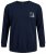 Jack & Jones JCOFILO Crew Neck Sweater with Back Print Navy Blazer - Herren-sweater und -hoodies - Herren-Sweater und -Hoodies in großen Größen