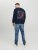 Jack & Jones JCOFILO Crew Neck Sweater with Back Print Navy Blazer - Herren-sweater und -hoodies - Herren-Sweater und -Hoodies in großen Größen