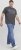 Jack & Jones MIKE ORIGINAL SQ 223 Jeans Blue Denim - Herren-jeans & -hosen - Herren-Jeans & -Hosen in großen Größen