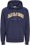 Jack & Jones CALEB Hoodie Navy Blazer - Herren-sweater und -hoodies - Herren-Sweater und -Hoodies in großen Größen