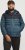 Jack & Jones SPRINT Black Blocking Quilted Hooded Jacket Turquoise Blue - Herren jacken - Herren Jacken in großen Größen