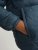 Jack & Jones SPRINT Black Blocking Quilted Hooded Jacket Turquoise Blue - Herren jacken - Herren Jacken in großen Größen