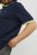 Jack & Jones PAULOS Short Sleeve Polo Dark Navy/NEON - Polo-shirts für herren - Polo-Shirts für Herren in großen Größen