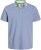 Jack & Jones PAULOS Short Sleeve Polo Light Blue/NEON - Polo-shirts für herren - Polo-Shirts für Herren in großen Größen