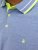 Jack & Jones PAULOS Short Sleeve Polo Light Blue/NEON - Polo-shirts für herren - Polo-Shirts für Herren in großen Größen