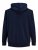 Jack & Jones Basic Sweat Zip Hood Navy Blazer - Herren-sweater und -hoodies - Herren-Sweater und -Hoodies in großen Größen