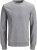 Jack & Jones Basic Sweatshirt Light Grey Melange - Herren-sweater und -hoodies - Herren-Sweater und -Hoodies in großen Größen