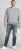 Jack & Jones Basic Sweatshirt Light Grey Melange - Herren-sweater und -hoodies - Herren-Sweater und -Hoodies in großen Größen