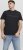 Jack & Jones STAR T-Shirt Black - Herren-T-shirts - Herren-T-Shirts in großen Größen