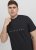 Jack & Jones STAR T-Shirt Black - Herren-T-shirts - Herren-T-Shirts in großen Größen