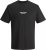 Jack & Jones ESTERBRO T-Shirt Black - Herren-T-shirts - Herren-T-Shirts in großen Größen