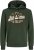 Jack & Jones 2 COL LOGO Hoodie Kombu Green - Herren-sweater und -hoodies - Herren-Sweater und -Hoodies in großen Größen