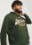 Jack & Jones 2 COL LOGO Hoodie Kombu Green - Herren-sweater und -hoodies - Herren-Sweater und -Hoodies in großen Größen