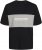 Jack & Jones LEGACY BLOCKING T-Shirt Black - Herren-T-shirts - Herren-T-Shirts in großen Größen