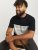Jack & Jones LEGACY BLOCKING T-Shirt Black - Herren-T-shirts - Herren-T-Shirts in großen Größen