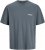 Jack & Jones Lington Crew Neck T-Shirt Grey - Herren-T-shirts - Herren-T-Shirts in großen Größen