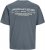 Jack & Jones Lington Crew Neck T-Shirt Grey - Herren-T-shirts - Herren-T-Shirts in großen Größen