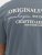 Jack & Jones Lington Crew Neck T-Shirt Grey - Herren-T-shirts - Herren-T-Shirts in großen Größen