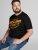 Jack & Jones JJELOGO TEE Black - Herren-T-shirts - Herren-T-Shirts in großen Größen