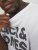 Jack & Jones CORP Logo T-Shirt White w Large Black Print - Herren-T-shirts - Herren-T-Shirts in großen Größen