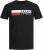 Jack & Jones CORP Logo T-Shirt Black/PLAY 4 - Herren-T-shirts - Herren-T-Shirts in großen Größen