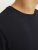 Jack & Jones CORP Logo T-Shirt Black w Small Black Print - Herren-T-shirts - Herren-T-Shirts in großen Größen