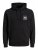 Jack & Jones JJLOCK SWEAT HOOD Black - Herren-Sweater und -Hoodies in großen Größen - Herren-Sweater und -Hoodies in großen Größen