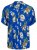 Jack & Jones JORLUKE FLORES Resort Shirt Nautical Blue - Herrenhemden - Herrenhemden in großen Größen