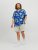 Jack & Jones JORLUKE FLORES Resort Shirt Nautical Blue - Herrenhemden - Herrenhemden in großen Größen