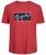 Jack & Jones JORJOSHUA T-shirt Red - Herren-T-Shirts in großen Größen - Herren-T-Shirts in großen Größen