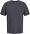 Jack & Jones PAULOS T-Shirt Dark Grey Melange - Herren-T-shirts - Herren-T-Shirts in großen Größen
