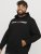 Jack & Jones CORP OLD LOGO REG FIT Hoodie Black - Herren-sweater und -hoodies - Herren-Sweater und -Hoodies in großen Größen