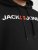 Jack & Jones CORP OLD LOGO REG FIT Hoodie Black - Herren-sweater und -hoodies - Herren-Sweater und -Hoodies in großen Größen