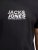Jack & Jones Tarmac Branding Crew Neck T-Shirt Black - Herren-T-shirts - Herren-T-Shirts in großen Größen