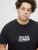 Jack & Jones Tarmac Branding Crew Neck T-Shirt Black - Herren-T-shirts - Herren-T-Shirts in großen Größen