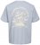 Jack & Jones Bellagio Collage Crew Neck T-Shirt Skyway - Herren-T-shirts - Herren-T-Shirts in großen Größen
