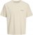 Jack & Jones Boston Photo Crew Neck T-Shirt Antique White - Herren-T-shirts - Herren-T-Shirts in großen Größen