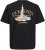 Jack & Jones Boston Photo Crew Neck T-Shirt Black - Herren-T-shirts - Herren-T-Shirts in großen Größen