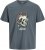 Jack & Jones Anatomy Skull Crew Neck T-Shirt Grey - Herren-T-Shirts in großen Größen - Herren-T-Shirts in großen Größen