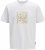 Jack & Jones Tarmac Camo Crew Neck T-Shirt Bright White - Herren-T-shirts - Herren-T-Shirts in großen Größen