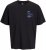 Jack & Jones Compact Crew Neck T-Shirt Black - Herren-T-shirts - Herren-T-Shirts in großen Größen