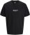 Jack & Jones Snake Crew Neck T-Shirt Black - Herren-T-shirts - Herren-T-Shirts in großen Größen
