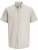 Jack & Jones Summer Shield Short Sleeve Shirt White Pepper - Herrenhemden in großen Größen - Herrenhemden in großen Größen
