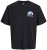 Jack & Jones Fuji Crew Neck T-Shirt Black - Herren-T-shirts - Herren-T-Shirts in großen Größen
