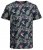 Jack & Jones JJCOASTAL AOP T-Shirt Navy - Herren-T-shirts - Herren-T-Shirts in großen Größen