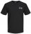 Jack & Jones JCOEDTN T-Shirt with Back Print Black - Herren-T-shirts - Herren-T-Shirts in großen Größen