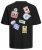 Jack & Jones JORDECAL T-Shirt with Back Print Black - Herren-T-shirts - Herren-T-Shirts in großen Größen