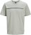 Jack & Jones FUSION Full Branding T-Shirt Aqua Grey - Herren-T-shirts - Herren-T-Shirts in großen Größen